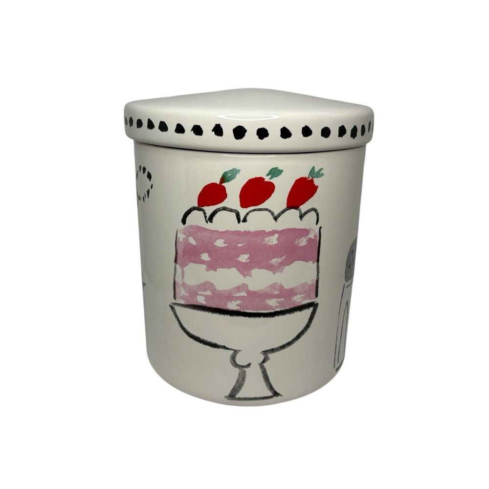 Retired Kate Spade New York Lenox Ceramic All in Good Taste Canister